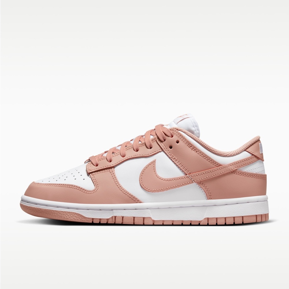 Nike White DUNK Low-Top Sneakers - Picture 2 of 9